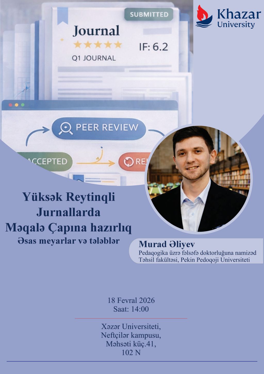 Seminar on "Preparing Articles for Publication in High-Impact Journals" to be held